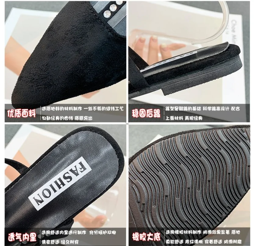 

Summer Women's Flat Shoes Fashion Shoes Breathable Knit Pointed Shoes Moccasin Mixed Color Women's Soft Bling Shoes