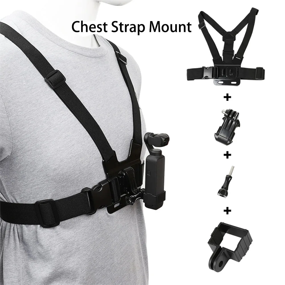 accessories kit for dji pocket 2 osmo pocket camera case selfie stick tripod phone holder chest strap mount backpack clip frame free global shipping