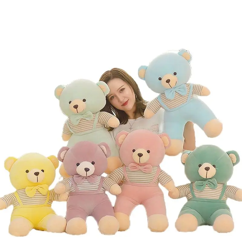 Плюшевый мишка в полоску 45 65 см|Мягкие игрушки животные| |