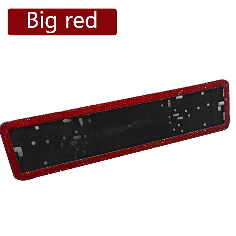 1 шт рамка для номера авто Рамка номерного знака Роскошный Кристалл алмазы сплав