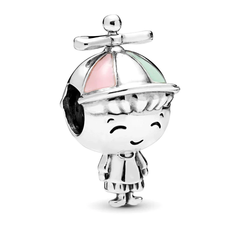 Buipoey 2pcs/lot Cartoon Character Animal Giant Panda Charm Unicorn Silver Color Pendant Fit DIY Bracelet Necklace Accessories - купить по