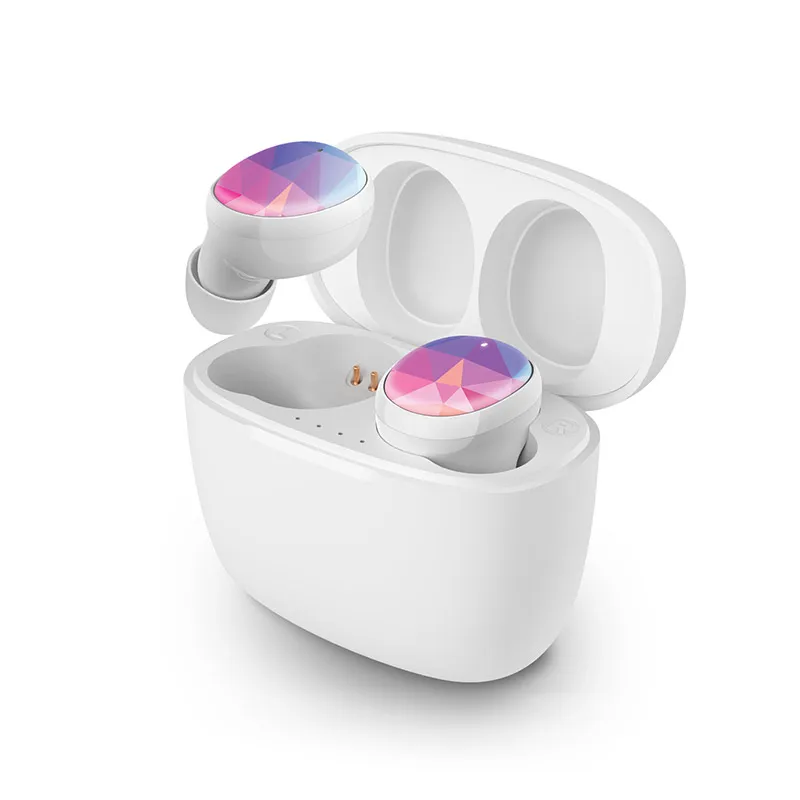Высокое качество 3D стерео звук наушники мини двойной V5.0 TWS наушники беспроводные Bluetooth наушники для Sumsung Xiaomi huawei - Цвет: As the show