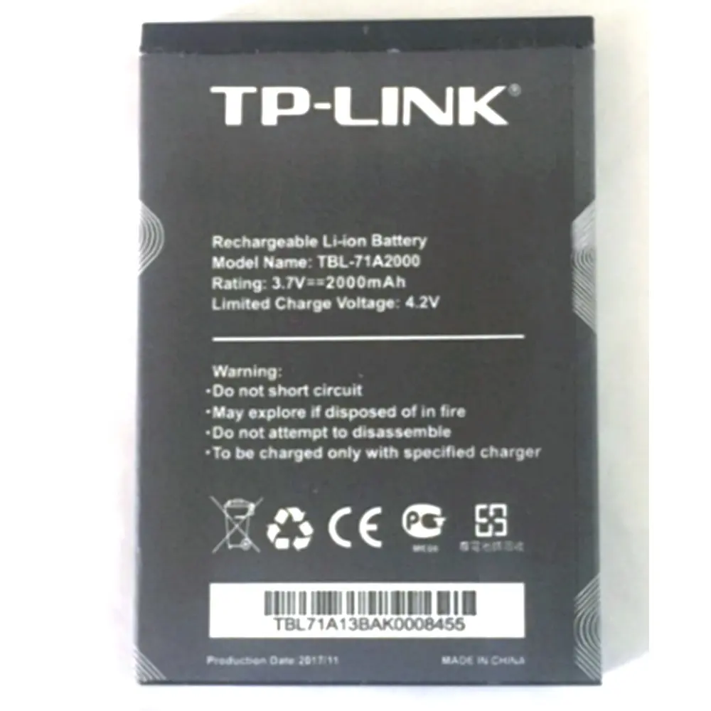 3 7 V оригинальный размер батареи 2000mAh для фотографий TP LINK 761 M5350 wifi
