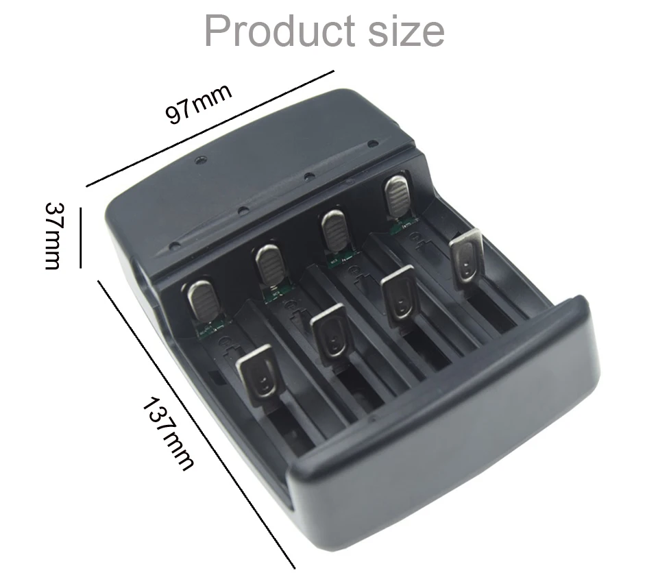 Комплект из 4 предметов Смарт USB зарядное устройство для аккумуляторов 18650 18350 22650 14500 литиевая батарея AA AAA C D SN щелочные никель-металл-гидридных и никель-кадмиевых типов аккумуляторов Зарядное устройство