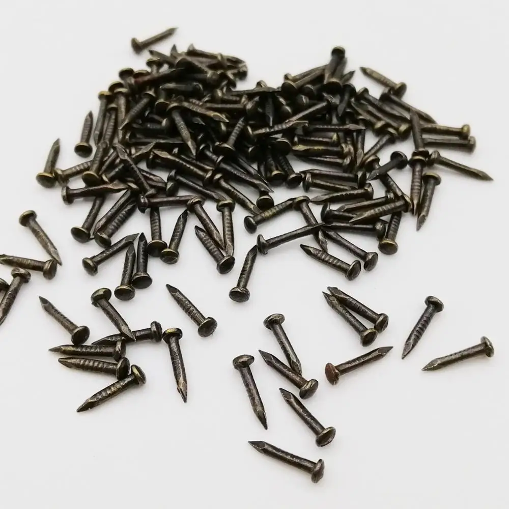 200 шт. металлические петли для шкатулок под античную латунь бронзу Диаметр 1 2/1 5 мм