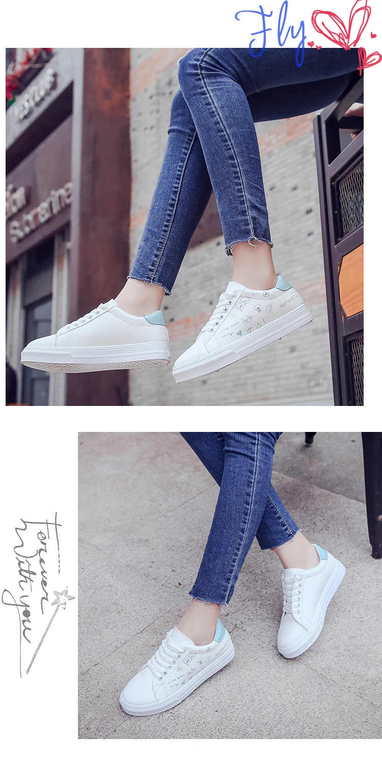 BeautyFeet/женские туфли-оксфорды на плоской подошве в британском стиле; сезон весна; Повседневная парусиновая обувь на плоской подошве; женская обувь на шнуровке с граффити; женская обувь