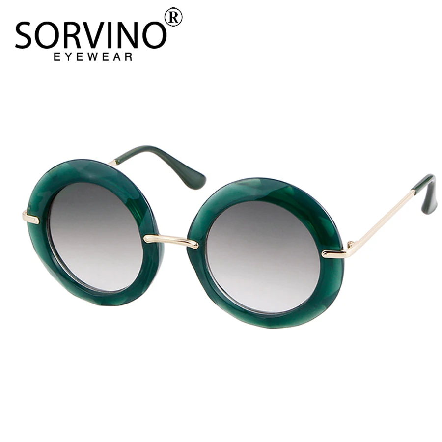 Винтажные дизайнерские фиолетовые круглые солнцезащитные очки женские