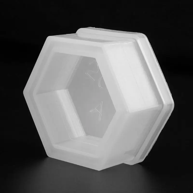 

Hexagon Flower Pot DIY Silicone Molds Garden Planter Cement Concrete Vase Soap Moulds P82C