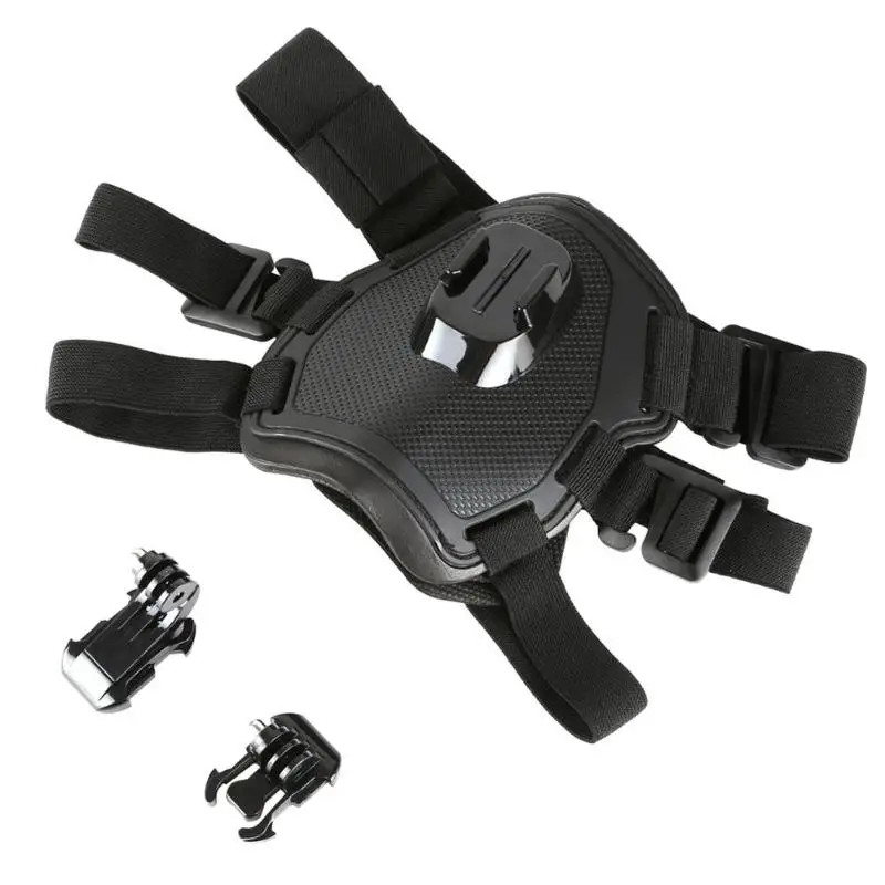 Adjustable Dog Harness Mount Action Camera Dog Belt Chest Strap Holder Action Base For GoPro Hero 7 6 5 4 Xiaoyi Sports Camera