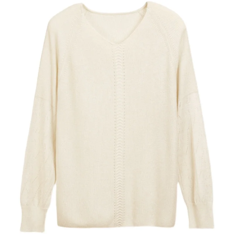 Женский Блестящий свитер с люрексом однотонный базовый пуловер оверсайз длинным