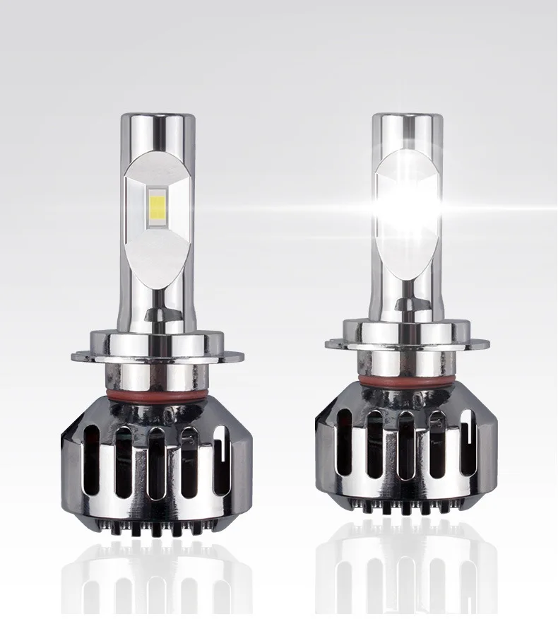 

FUXUAN 2PCS lampada h7 H4 Bulb 6000K Car Headlight H1 H11 H8 H9 mini Light 100W 10000LM 9006 HB4 HB3 9005 led super led 9006