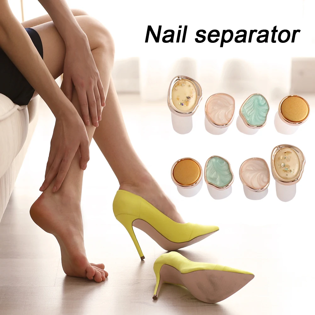 8 шт./упак. разделитель для пальцев ноги Милые силиконовые пальцы большой палец на