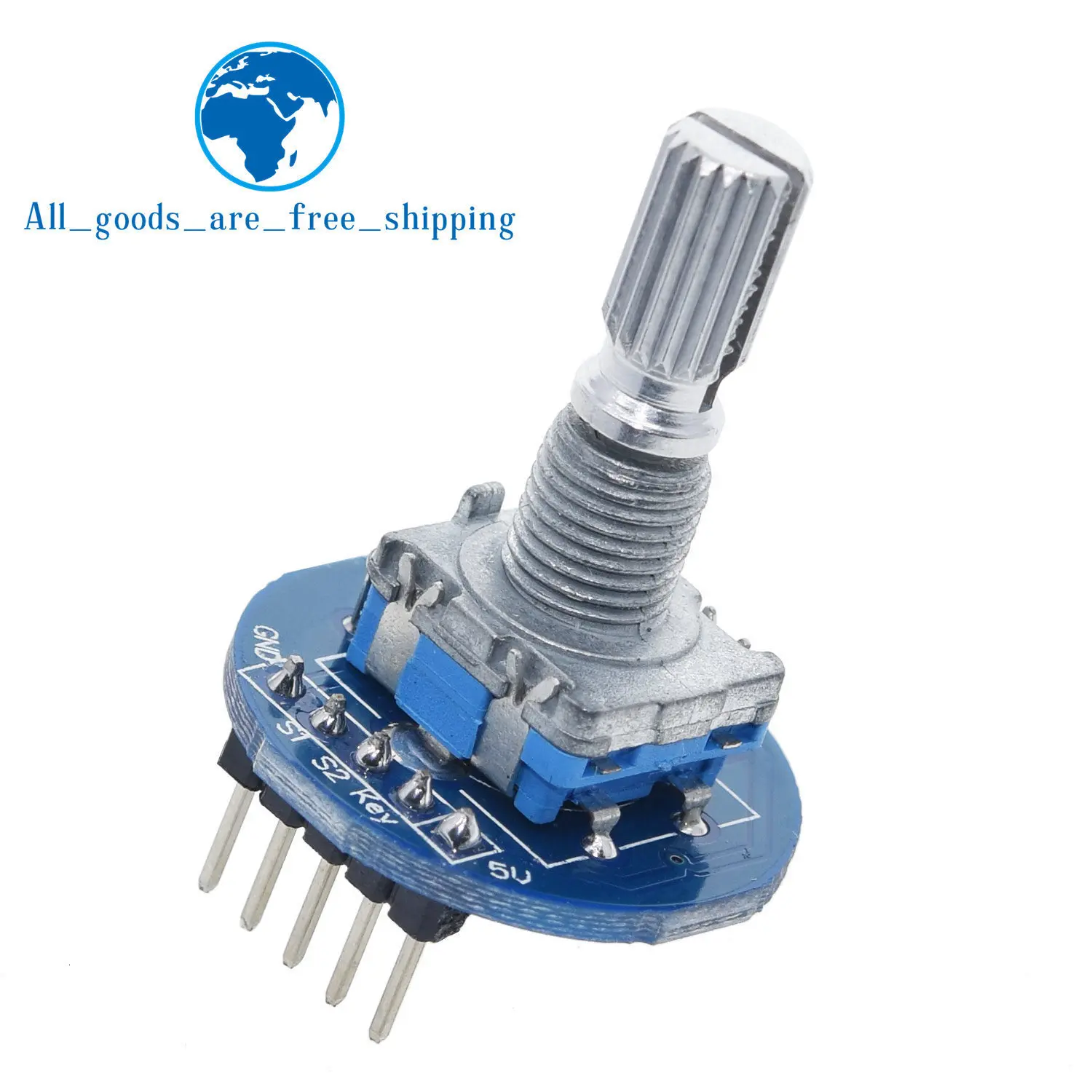 TZT поворотный модуль кодировщика для Arduino кирпичный датчик разработки круглый аудио вращающийся Потенциометр ручка крышки EC11