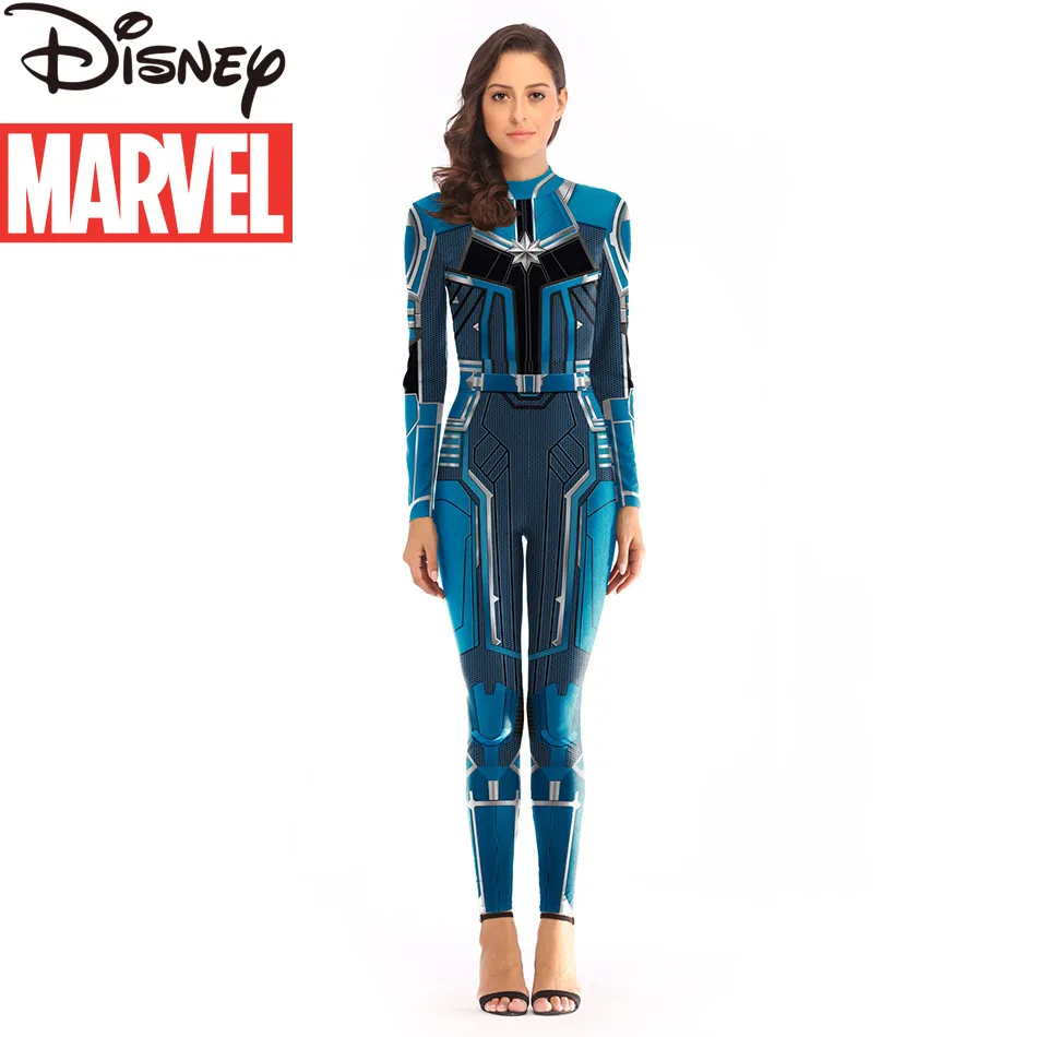 Комбинезон с героями Marvel Мстители 4 Капитан колготки для косплея аниме