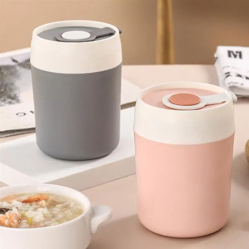 

1 Set Thermal Soup Bowl Insulated Lunch Container Hot Food Jar Food Container