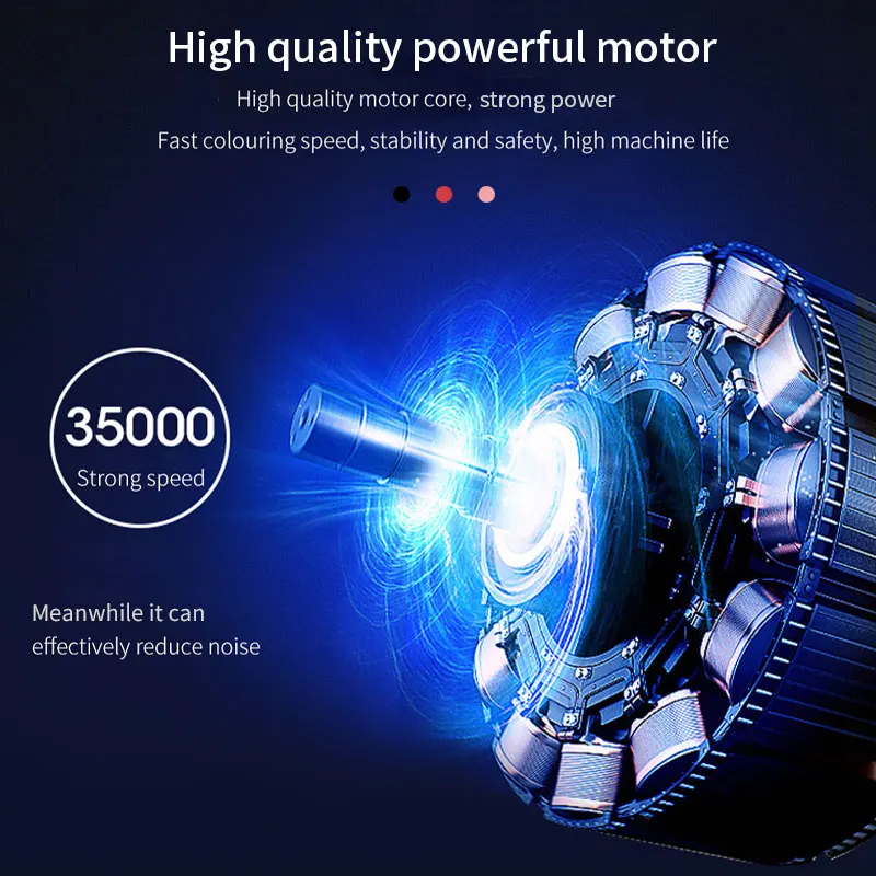 Привидение паук Перманентный макияж машина ручка тату Перманентная брови контур