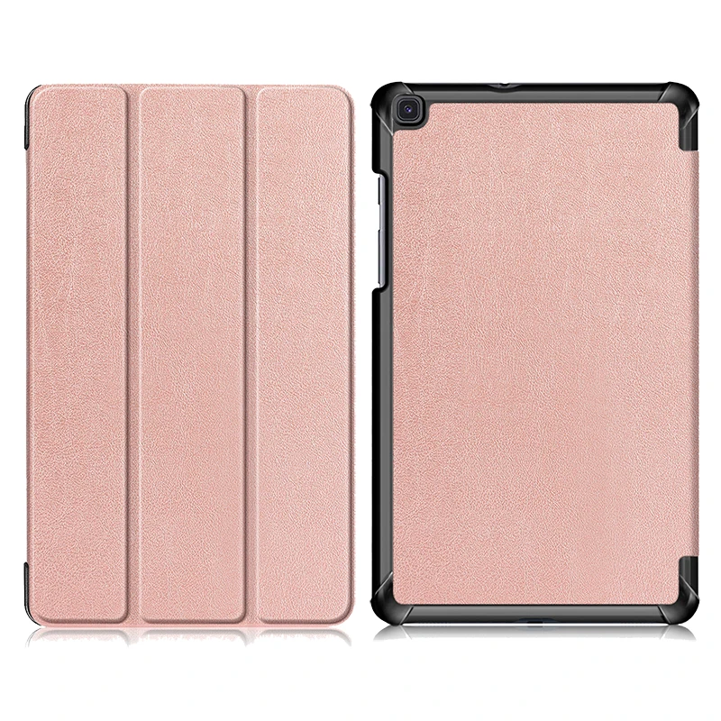 rose gold Чехол с принтом для Samsung Galaxy tab A 8,0 SM T290 T295 T297 tab a 8 защитный чехол из искусственной кожи+ подарок - Цвет: rose gold