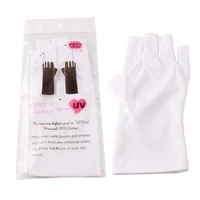 1 pair nail gloves anti uv rays light radiation protection glove for uv light manicure dryer art tools hand shield fingernail