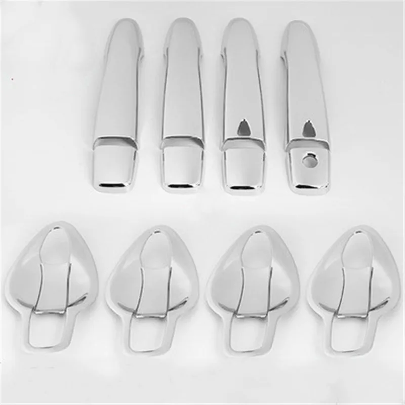 ABS Хромированная дверная ручка Чаша Дверная защитное покрытие Накладка для nissan