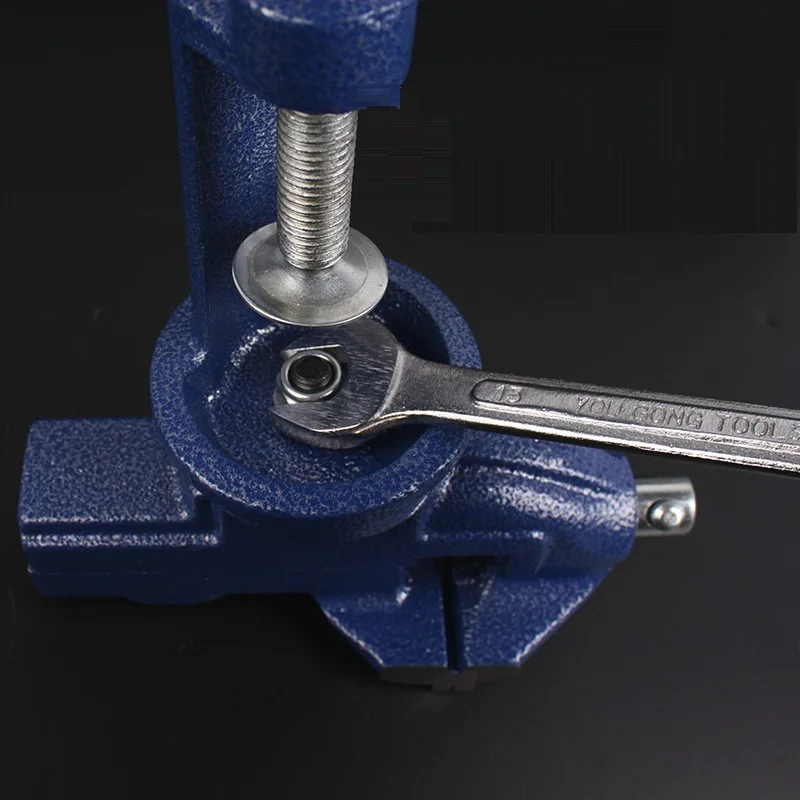 Table Vise Light Duty Mechanic Clamp-on 360 Degree Swivel Base Cast Workbench Household Small Bench | Инструменты