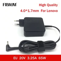 ftewum eu ac laptop charger 20v 3 25a 65w 4 01 7mm for lenovo ideapad 100 15 b50 10 yoga 710 510 14isk notebook power adapter