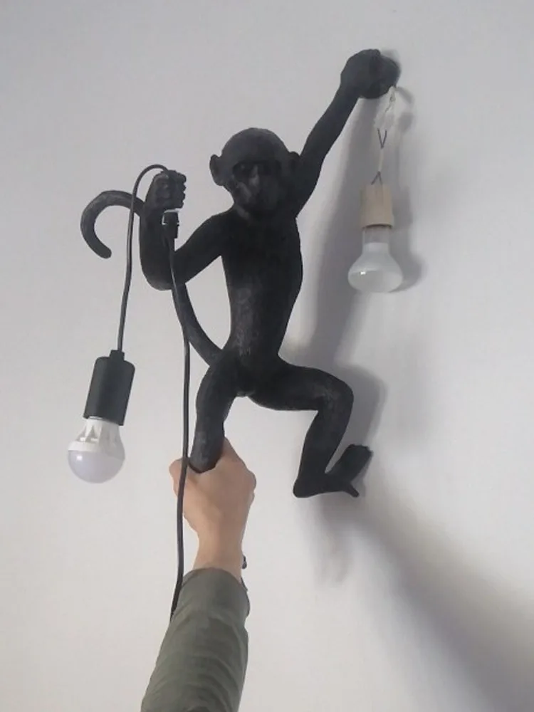 Оптовая продажа с фабрики подвесные лампы из искусственной смолы черные белые