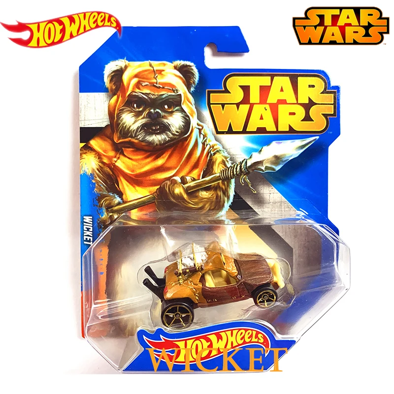 Подлинные Hot Wheels Звездные войны классический фильм тема серии ролевая модель автомобиля коллекция игрушек для детей мальчиков подарок на день рождения CGW35 - Цвет: Wicket