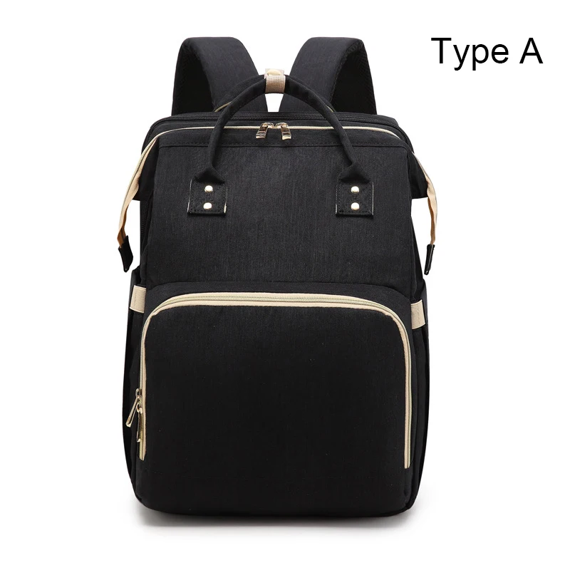 

Women Backpack Multifunction Large Capacity Diaper Bag Backpack Foldable Travel Bag For Dad Mom Can Turn Into Small Bed Mochila