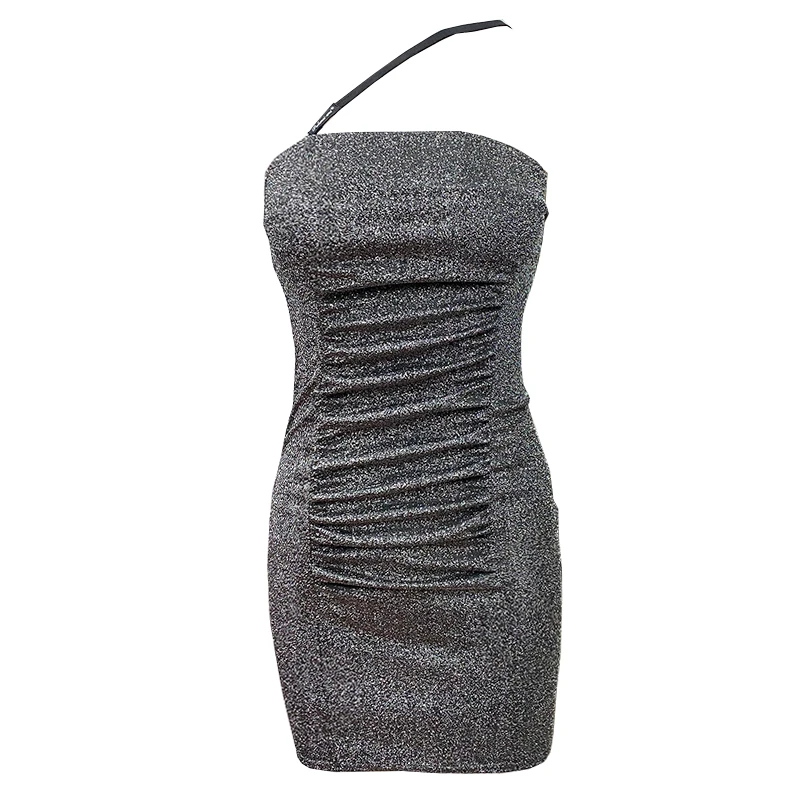 

sexy Elegant dress 2021 women casual Women's summer strap dress korean chiffon fashion Mini dress Beach Female backless