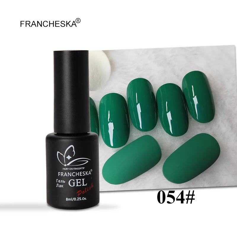 Francheska 054 Francheska цвет 01-40 гель лак для ногтей гель лак tirnak oje Гель-лак для ногтей unghie Светодиодный УФ стойкий замачиваемый Гель-лак - Цвет: Francheska 054
