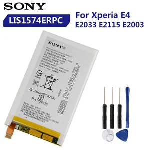 Оригинальный сменный аккумулятор LIS1574ERPC для Sony Xperia E2033 E2115 E4 E2105 E2003 E2104 2300 мАч
