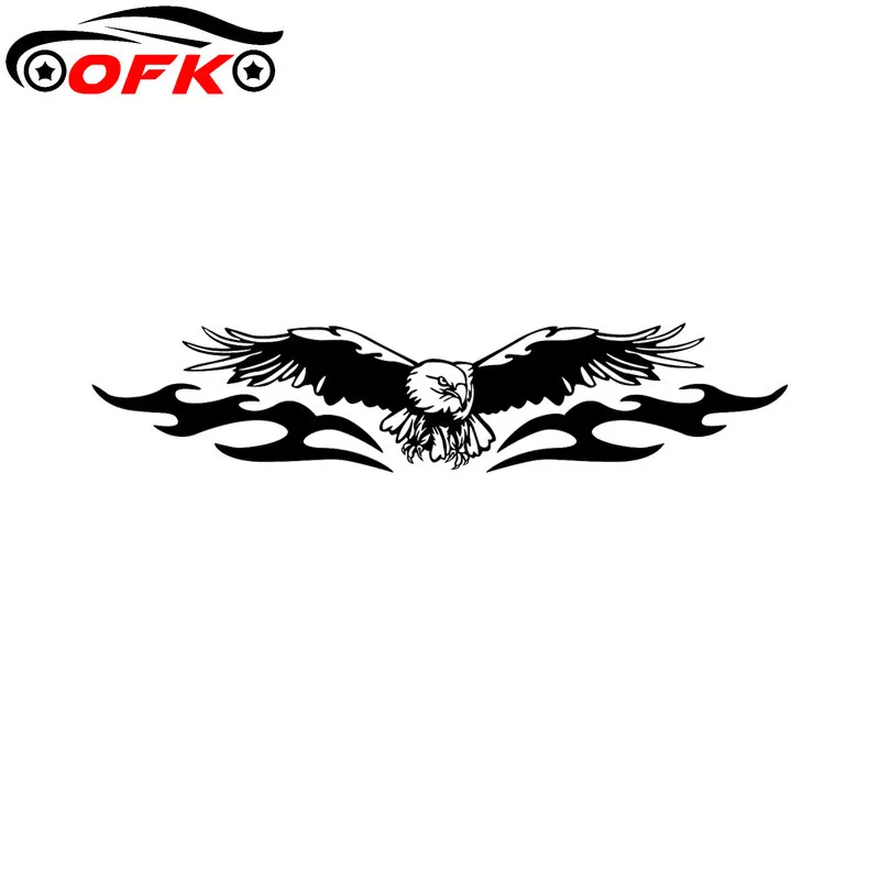 

Car Stickers Decor Motorcycle Decals Fashion AMERICAN EAGLE FULL WING Decorative Accessories Creative PVC,19cm*4cm