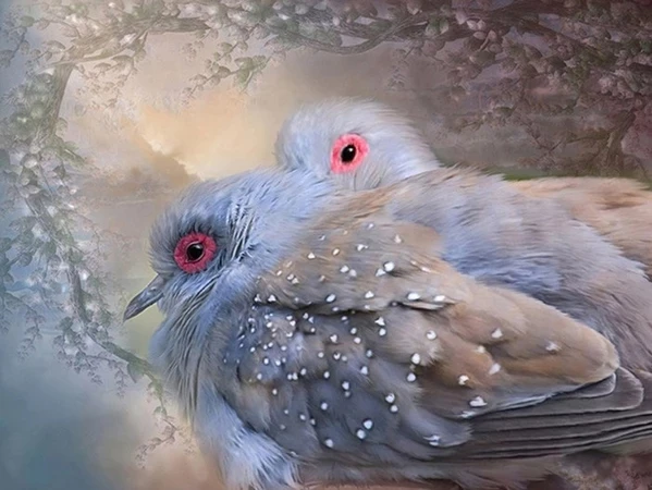 

5D DIY Diamond Mosaic Birds Full Square Animal Winter Diamond Painting Embroidery Sale Picture Of Rhinestone Decor Home Gift