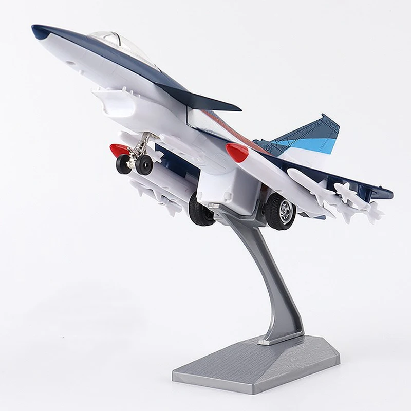 Модель самолета J10 из сплава модель имитация звука светильник металлическая с