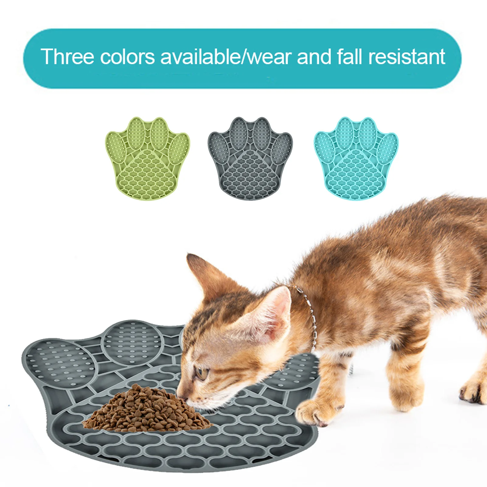 

1 шт., силиконовые подкладки в форме лапы для собак