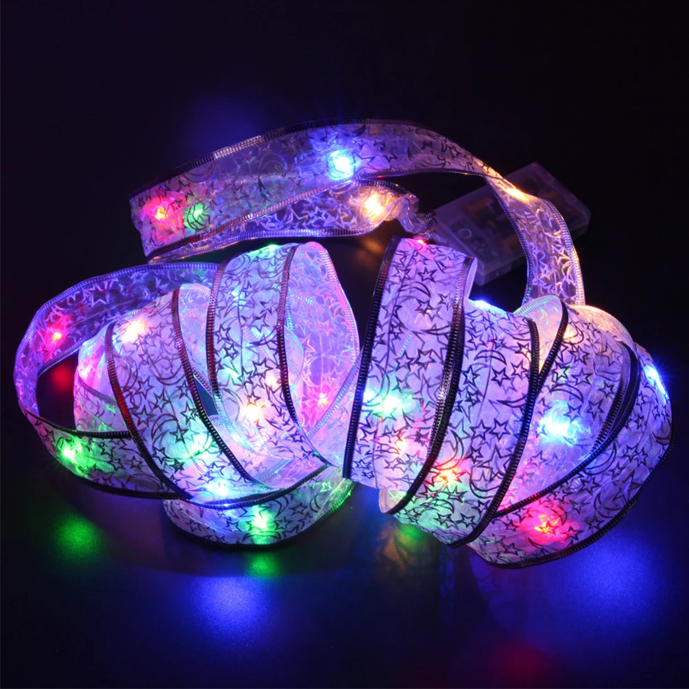 

Fairy String Lights Waterproof 4m 40 LED Copper Wire Ribbon Bows Lights for Party Weddings Holiday christmas lights Tree Decor