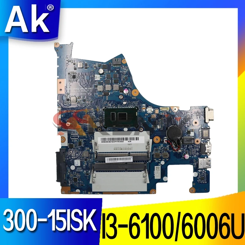 

BMWQ1/BMWQ2 NM-A482 Original mainboard For Lenovo 300-15ISK Laptop motherboard with I3-6100/6006U CPU 100% Fully Tested