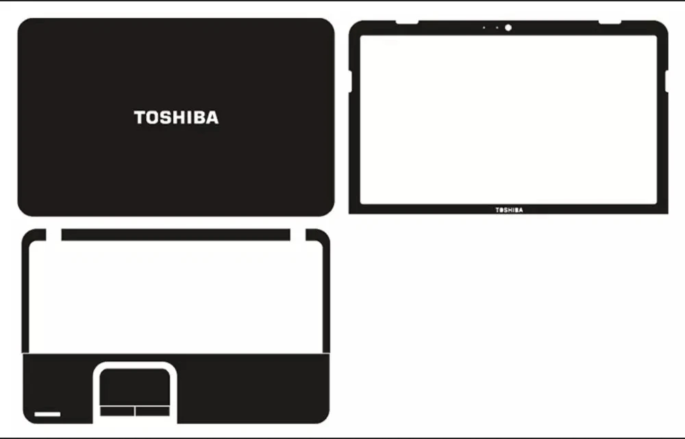 

Наклейка для ноутбука из углеродного волокна KH, Защитная Наклейка для Toshiba Satellite C850 C855 L850 15,6 дюйма