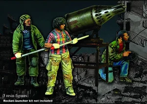 135 Современная команда включает в себя 3 человека (без ракеты) фотонаборы миниатюрные gk разборные неокрашенные