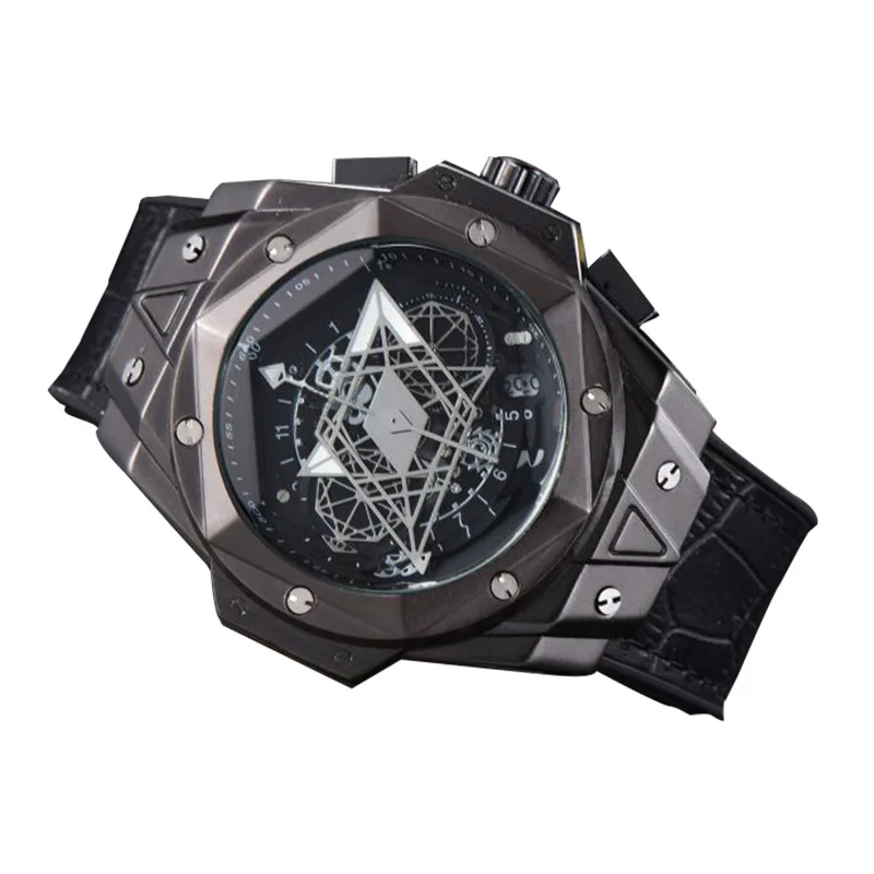 

New fashion classic men's high grade business watch waterproof watch wine barrel watch personality WATCH QUARTZ WATCH