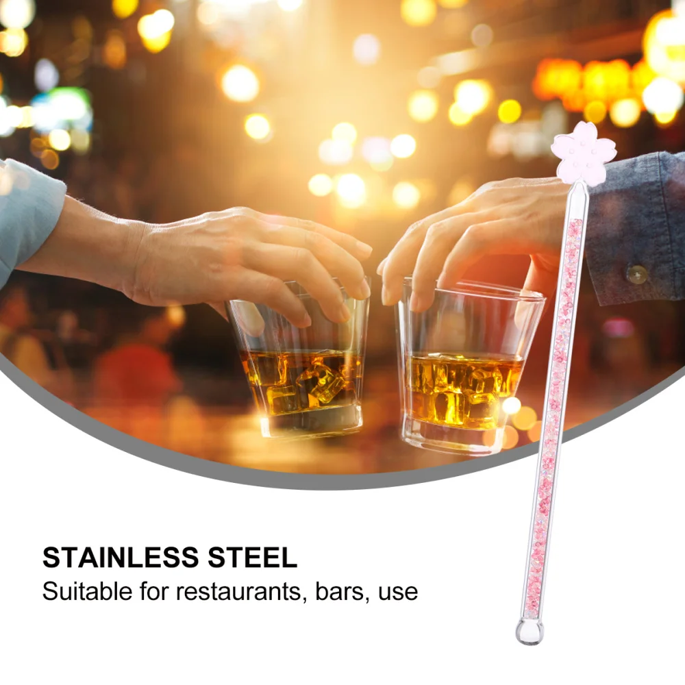 

Creative Stirring Stick Mixing Stirring Scoop Glass Swizzle Stick for Bar