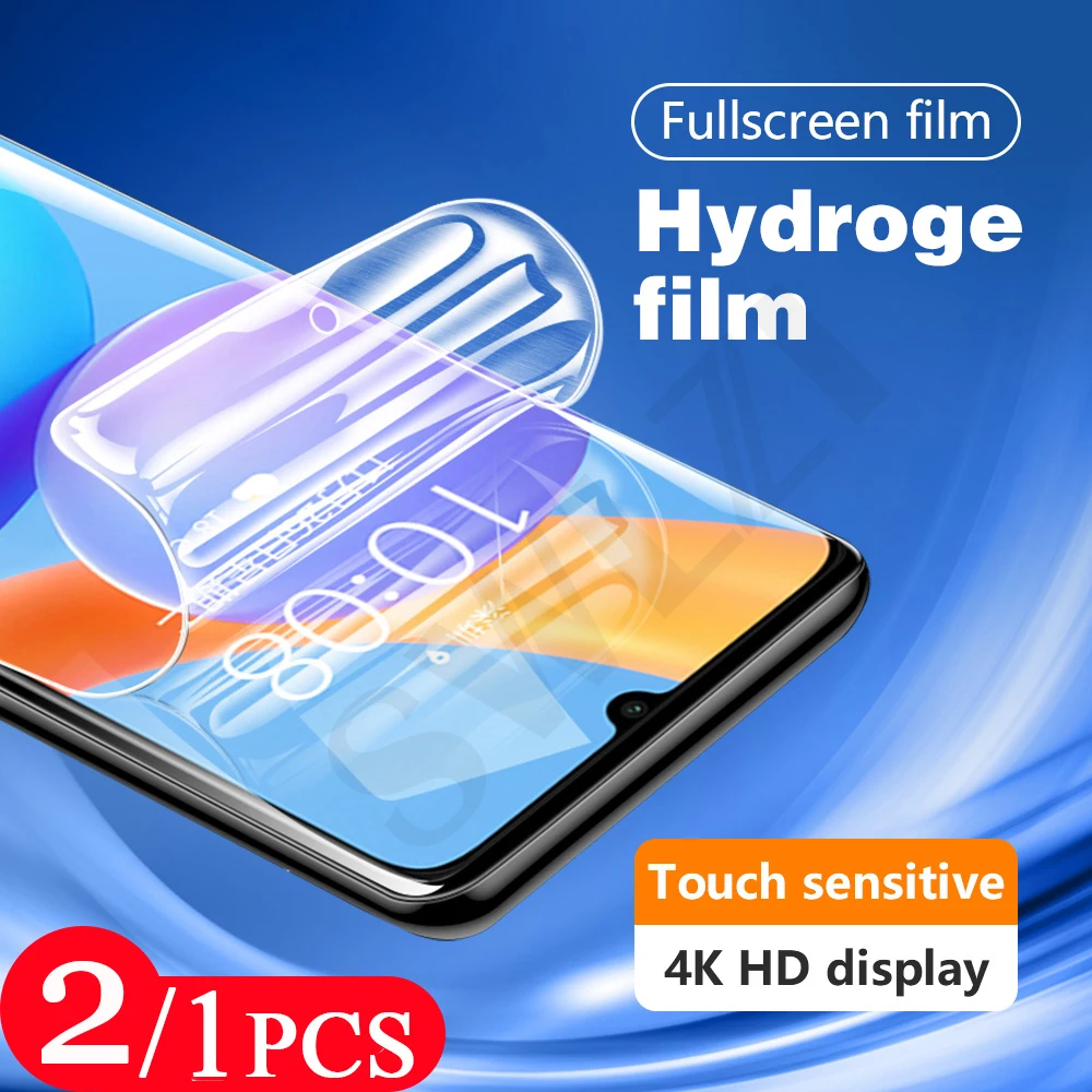 

Чехол для Honor play 5, 5T, Youth 4, 4T pro, 3, 3E, X10 Max, 9A, 9x lite, 9c, 9N, 9i, Гидрогелевая пленка, Защитная пленка для экрана телефона, не стекло, 2 шт.