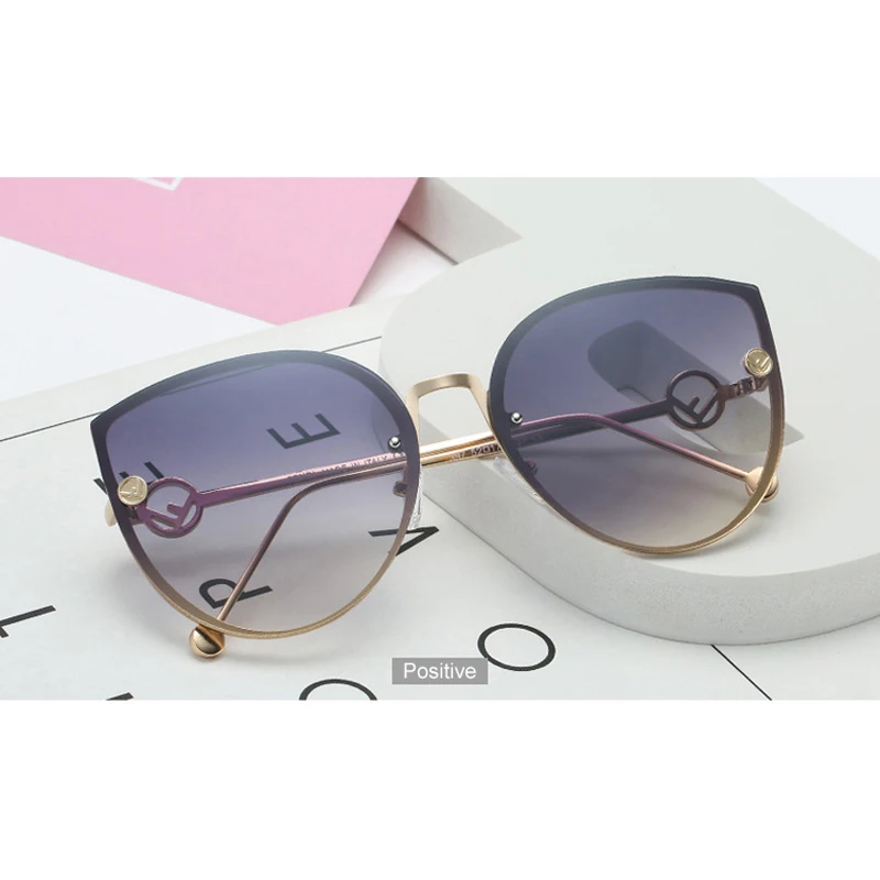 Солнцезащитные очки DOISYER Кошачий глаз в ретро-стиле солнцезащитные большой