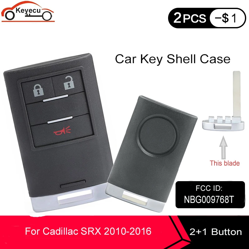 Новинка запасной чехол KEYECU для автомобильного ключа с дистанционным управлением