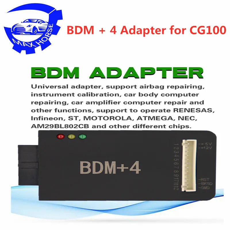 Адаптер BDM 4 работает для устройств восстановления подушки безопасности CG100 Renesas