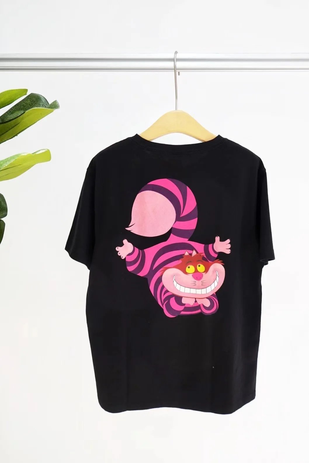 

Summer New Korean Women's Back Cartoon Pattern Loose Short-Sleeved T-shirt Bottoming Shirt Graphic T Shirts Woman Tshirts