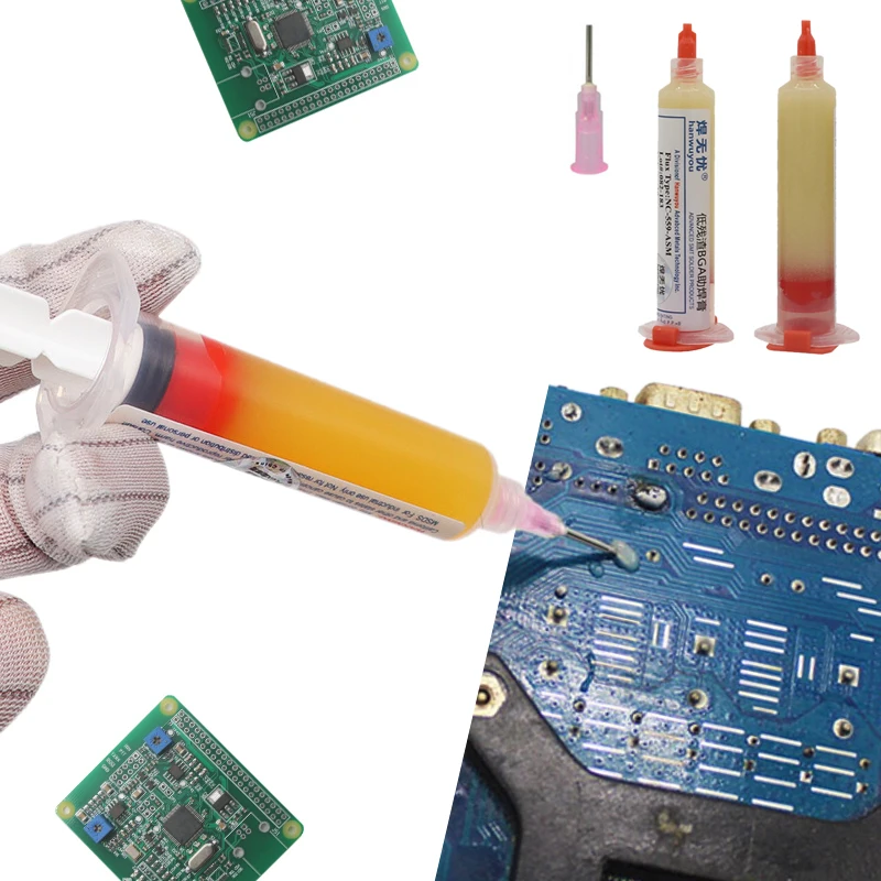 Pro флюс паяльной пасты NC 559 ASM 10cc без примесей свинца для BGA CSP ремонт Мобильный