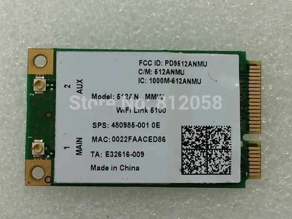 

SSEA Card For Intel Wifi 5100 5100AN Mini PCI-E WiFi Wireless Card For HP DV4 DV5 DV7 CQ40 CQ50 CQ60 2730P 6930P 480985-001