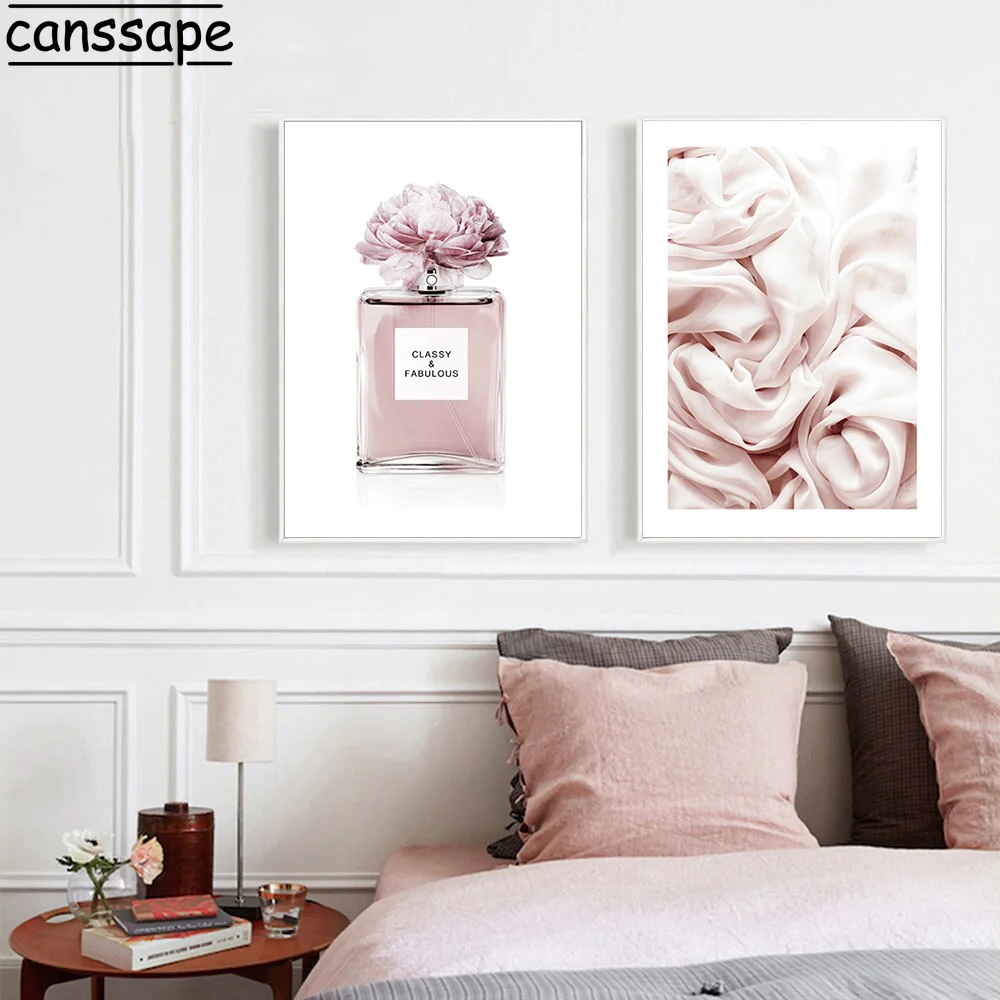 Флакон духов плакат салон красоты плакаты скандинавский принт Vogue холст картины