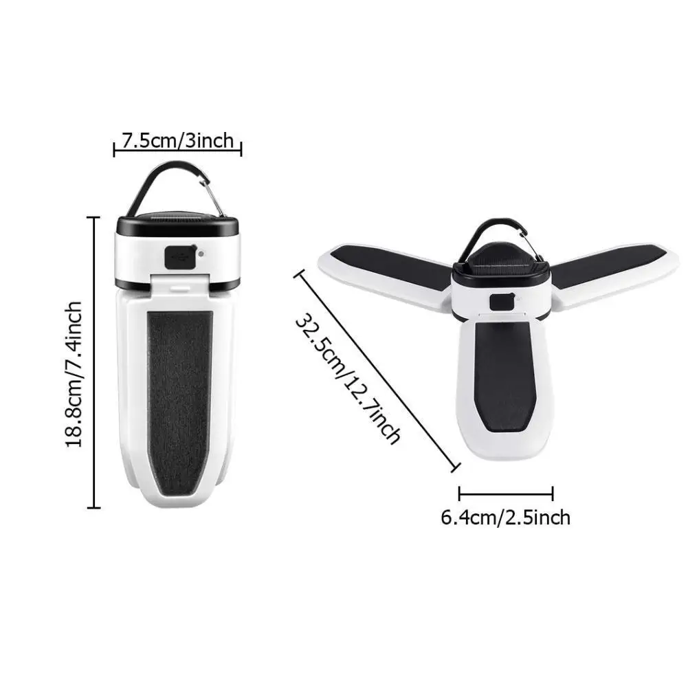 

Portable Solar Light Trefoil Multi-function Lamp Indoor And Outdoor Waterproof Illumination Light